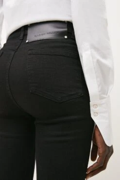 Karen Millen High Rise Skinny Jeans -Karen Millen Shop black high rise skinny jeans 3