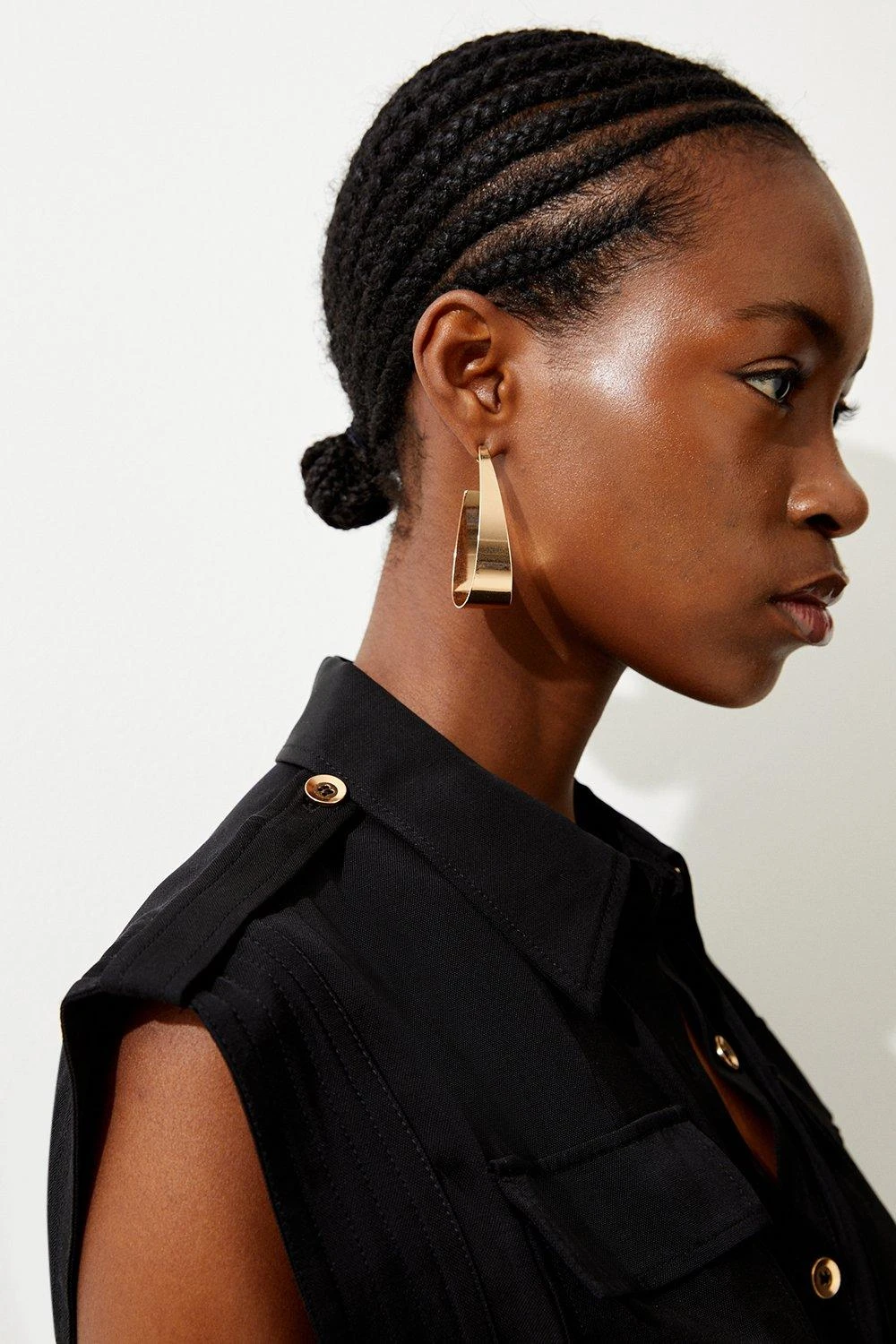 Karen Millen Tall Topstitch Belted Linen Viscose Jumpsuit 4 Karen Millen Tall Topstitch Belted Linen Viscose Jumpsuit - Image 2