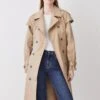 Karen Millen Belted Trench Coat -Karen Millen Shop camel belted trench coat