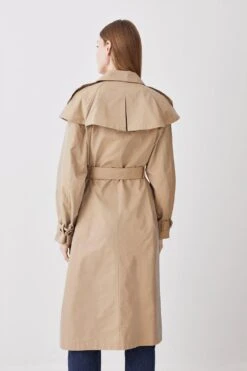 Karen Millen Belted Trench Coat -Karen Millen Shop camel belted trench coat 4