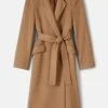 Karen Millen Tall Italian Wool Cashmere Notch Neck Coat