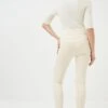 Karen Millen High Rise Skinny Waist Detail Jeans -Karen Millen Shop cream high rise skinny waist detail jeans
