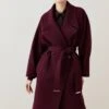 Karen Millen Tall Italian Wool Raglan Sleeve Coat