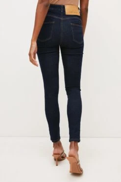Karen Millen High Rise Skinny Contour Jeans -Karen Millen Shop indigo high rise skinny contour jeans 2