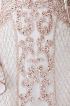 Karen Millen Petite Embellished Kimono Sleeve Beaded Maxi Dress -Karen Millen Shop ivory petite embellished kimono sleeve beaded maxi dress 5