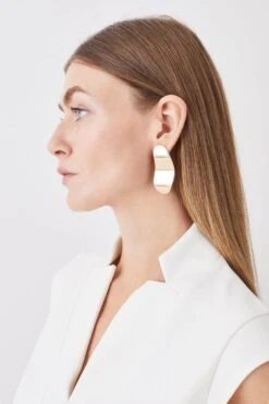 Karen Millen Tall Structured Crepe Forever Cap Sleeve Belted Dress -Karen Millen Shop ivory tall structured crepe forever cap sleeve belted dress 3