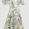Karen Millen Lydia Millen Tall Trailing Floral Cotton Sateen Midi Dress -Karen Millen Shop lydia millen tall trailing floral cotton sateen midi dress
