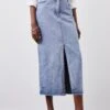 Karen Millen Denim Maxi Skirt