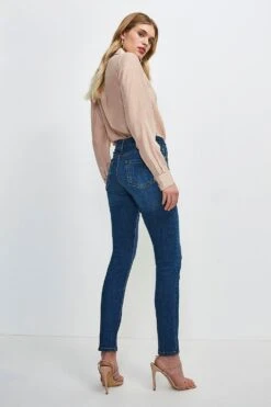 Karen Millen Mid Rise Slim Leg Jeans